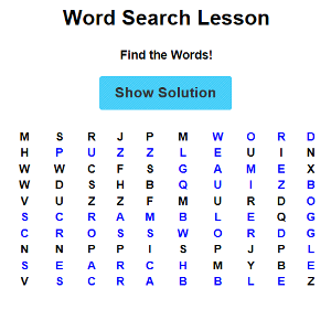 Free Puzzle Makers Crosswords Word Searches And More